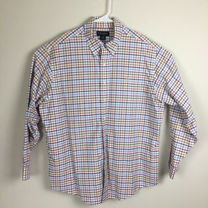 Brooks Brothers Multi-color Plaid Dress Buttondown